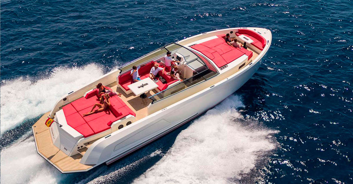 Vanquish VQ54 for rent in Ibiza